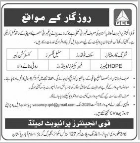 QEL Engineers Private Limited Job 2026 Jobs 2026 — original newspaper advertisement