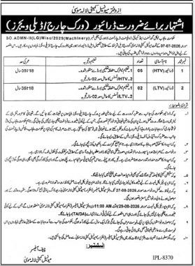 District Health Authority Lahore Jobs 2026 Jobs 2026 — original newspaper advertisement