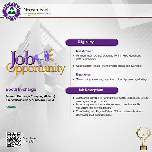 Meezan Exchange Company (Private) Limited (Subsidiary of Meezan Bank) Jobs 2026 Jobs 2026 — original newspaper advertisement