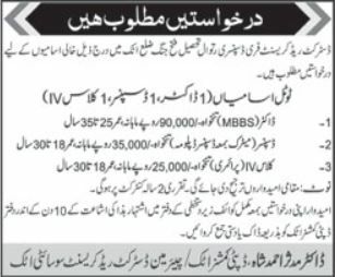 District Recruitment Society, Attock Jobs Jobs 2026 — original newspaper advertisement
