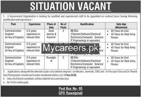 Government Organization Ajk Jobs 2026 – A Government Organization Jobs 2026 — original newspaper advertisement