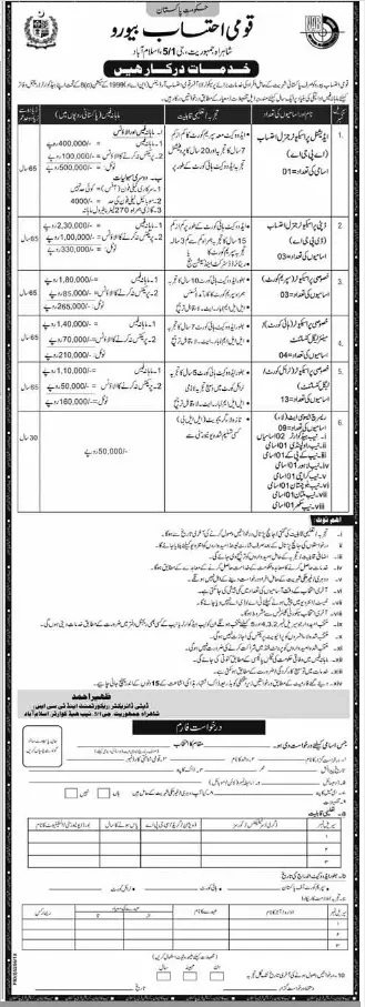 Jobs in National Accountability Bureau (NAB) Islamabad Jobs 2020 — original advertisement