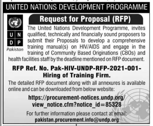 Jobs In united nation development proramme – Private Sector Organization Jobs 2021 — original advertisement