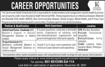 Jobs in pakistan Health Directorate – Health Department Balochsitan Jobs 2021 — original advertisement