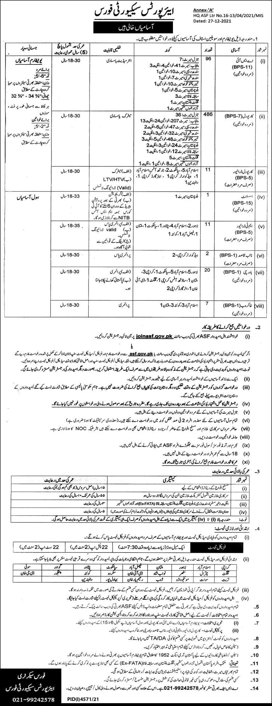 Airport Security Force Jobs 2022 Jobs 2022 — original advertisement