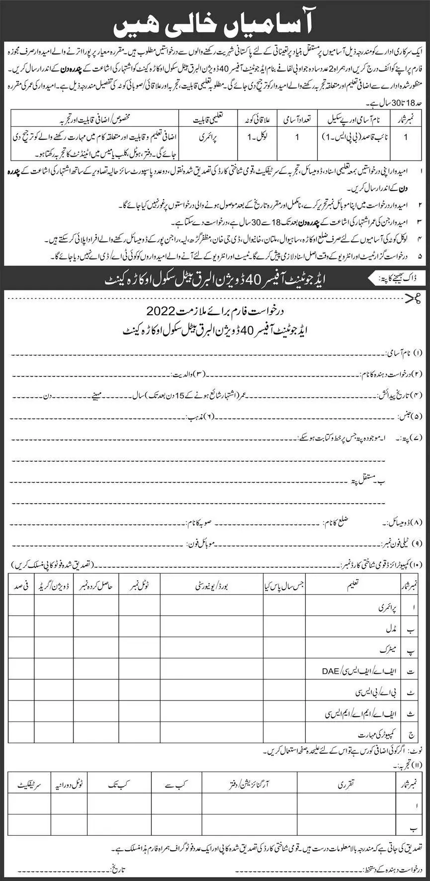 Jobs in Government Sector Organization – Public Sector Organization Jobs 2022 — original advertisement