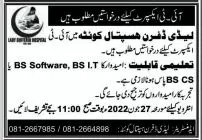Jobs in Lady Dufferin Hospital Quetta Balochistan Jobs 2022 — original advertisement