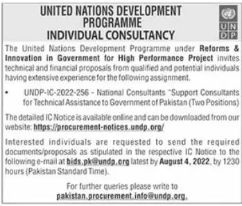 Jobs in United Nations Development Programme UNDP – United Nations Development Programme UNDP Pakistan Jobs 2022 — original advertisement