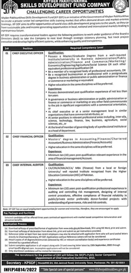 Jobs in Skill Development Fund Company – Private Company Jobs 2022 — original advertisement