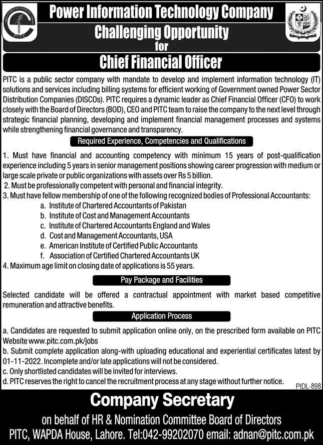 Jobs in Power Information Technology Company – Private Company Jobs 2022 — original advertisement