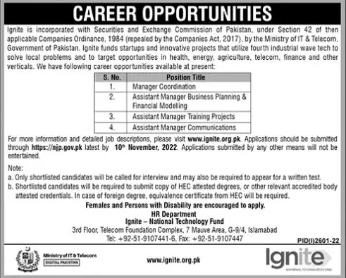 Security & Exchange Commission of pakistan Jobs 2022 – Securities & Exchange Commission of Pakistan Jobs 2022 — original advertisement