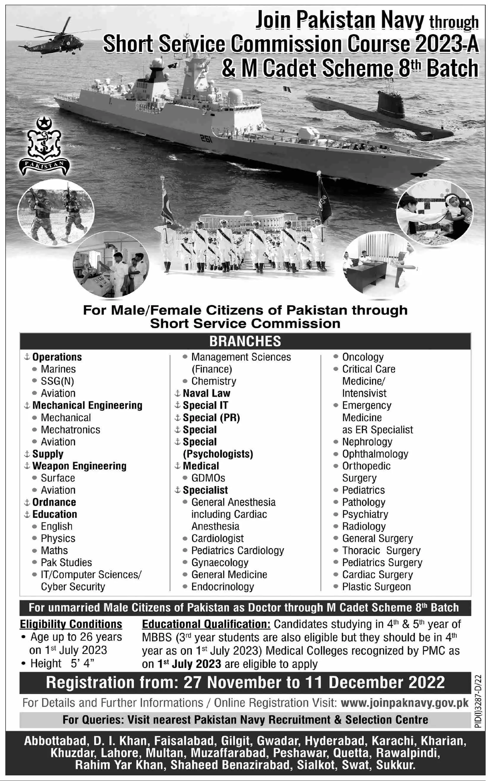 Pak Navy Balochistan Jobs 2022 M Cadet – Pakistan Navy Jobs 2022 — original advertisement
