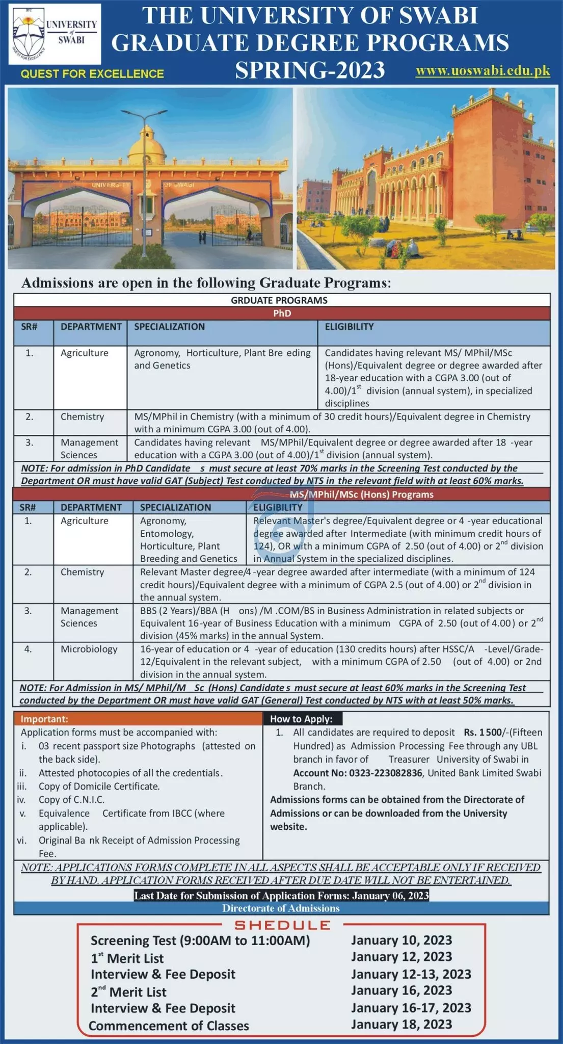 University of Swabi Khyber Pakhtunkhwa Jobs 2022 Jobs 2022 — original advertisement