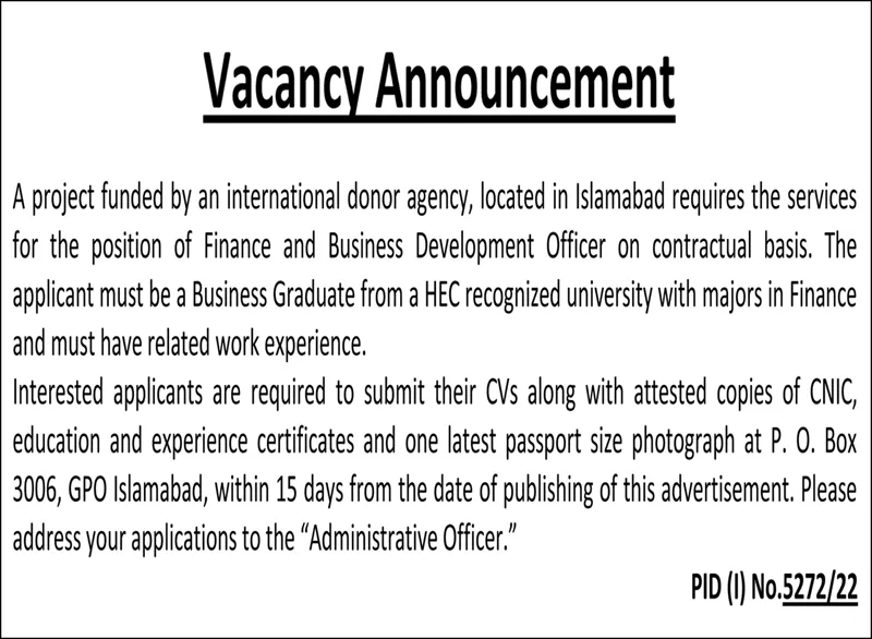 Public Sector organization Jobs 2023 Jobs 2023 — original advertisement