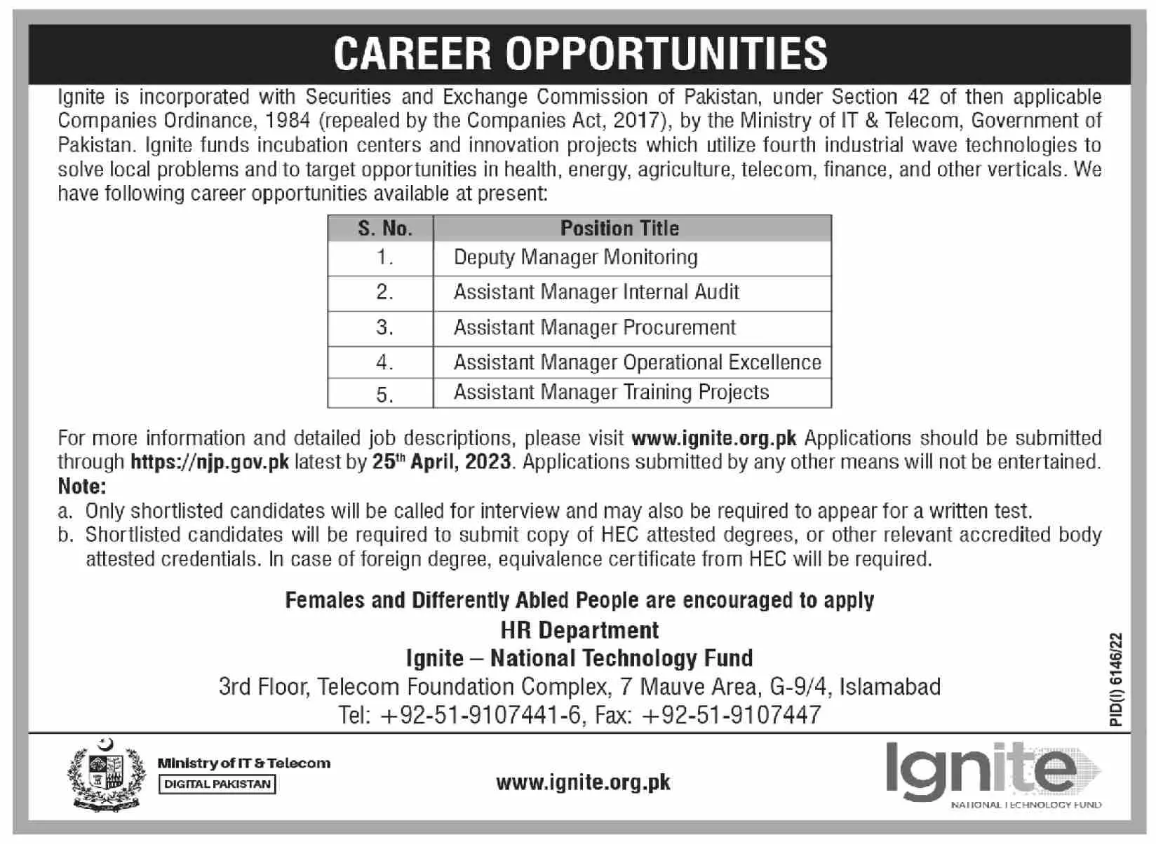 Securities and Exchange Commission of Pakistan Jobs 2023 – Securities & Exchange Commission of Pakistan Jobs 2023 — original advertisement