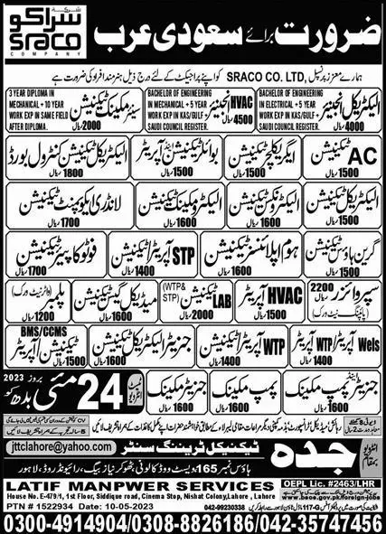 Home Appliances Technician & Boiler Technician Jobs 2023 – Jeddah Technical Training Center Jobs 2023 — original advertisement