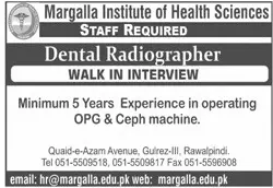 Margalla Institute Of Health Sciences Jobs 2023 Jobs 2023 — original advertisement