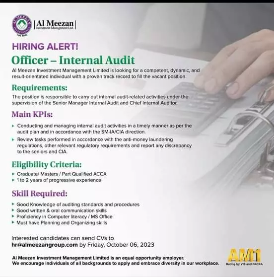 Meezan Bank Jobs 2023 Jobs 2023 — original advertisement