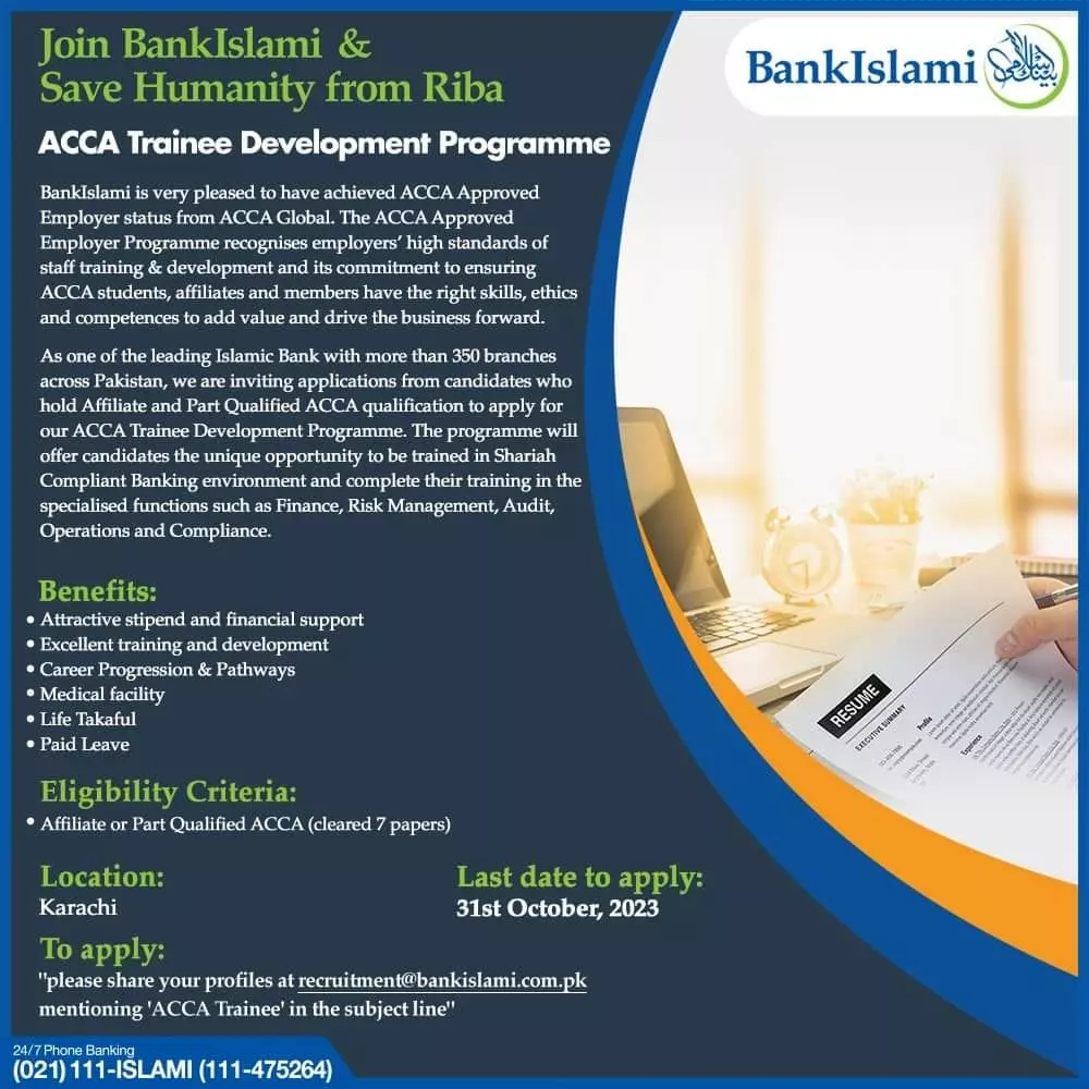 Bank Islami Karachi Sindh Jobs 2023 Jobs 2023 — original advertisement