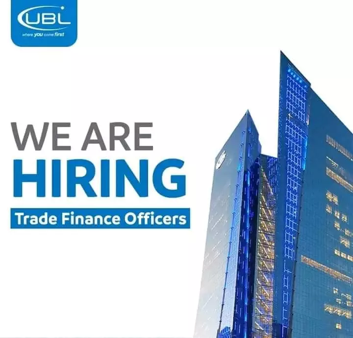 United Bank Limited UBL Trade finance Ofiicer Jobs 2023 Jobs 2023 — original advertisement