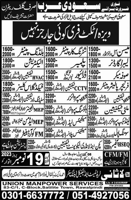 Housing Supervisor & Sliding Door Technician Jobs 2023 – Lasani Trade Test & Technical Training Center Jobs 2023 — original advertisement