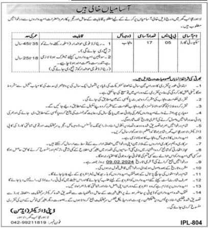 Lahore Museum Punjab Jobs 2024 – Pakistan Maritime Museum Jobs 2024 — original advertisement