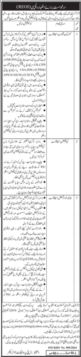 Public Sector Organization Karachi Jobs 2024 Jobs 2024 — original advertisement