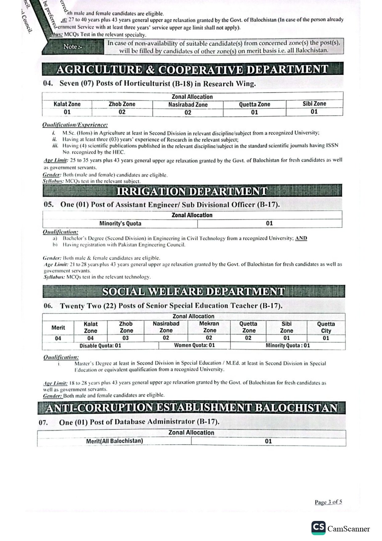 Balochistan Public Service Commission Jobs 08/2024 – Balochistan Public Service Commission Quetta Balochsitan Jobs 2024 — original advertisement