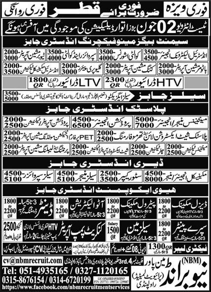 Industrial Electronic Engineer & Production Engineer Jobs – New Gondal Manpower Bureau Jobs 2024 — original advertisement