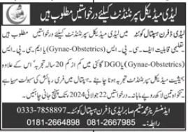 Lady Dufferin Hospital Quetta Jobs 2024 Jobs 2024 — original advertisement