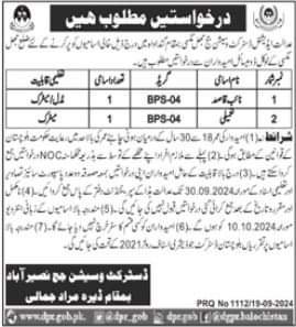 District & Session Judge Jhal Magsi Jobs 2024 Jobs 2024 — original advertisement