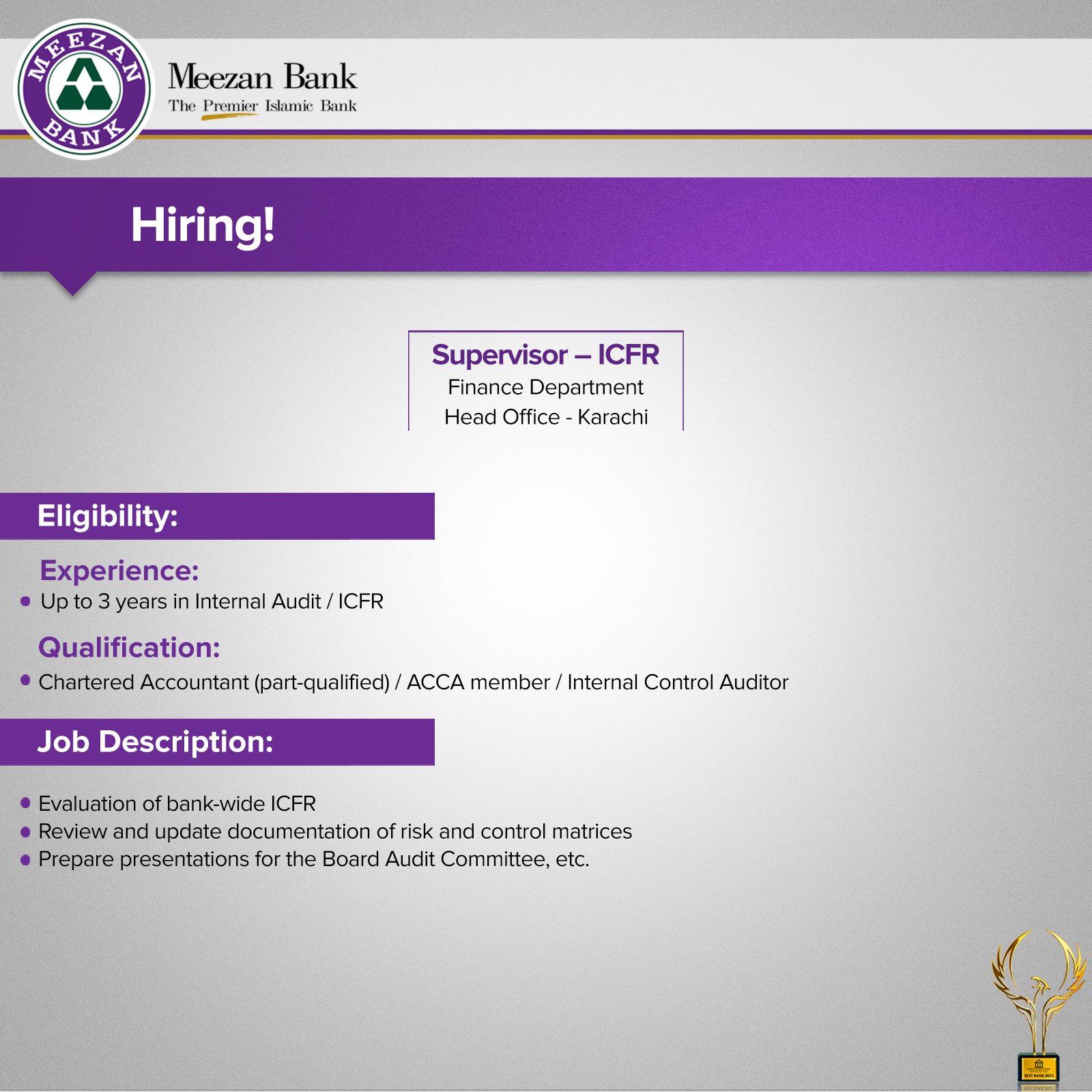 Meezan Bank Karachi Jobs 2024 Jobs 2024 — original advertisement