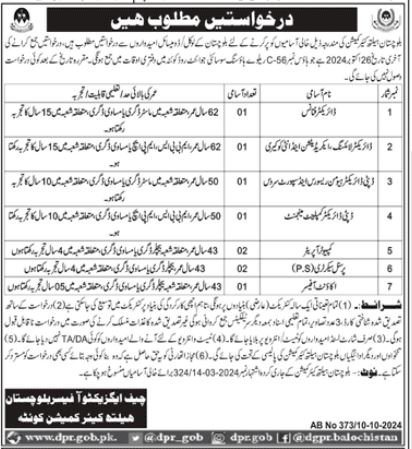 Balochistan HealthCare Commission Jobs 2024 – Health Department Balochsitan Jobs 2024 — original advertisement