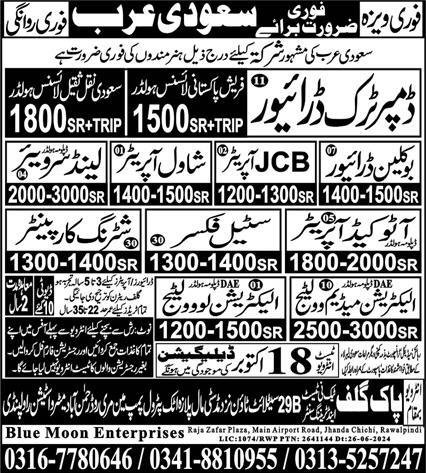 Shawl Operator & AutoCAD Operator Jobs 2024 – Pak Techni Test Center Jobs 2024 — original advertisement