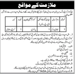 Headquarter Log Area Karachi Job 2024 – Public Sector Organization Jobs 2024 — original advertisement