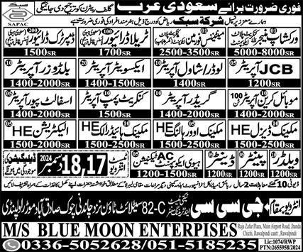 Workshop Manager & Concrete Pump Operator Jobs 2024 – GCC Techni Test & Training Center Telecom Jobs 2024 — original advertisement