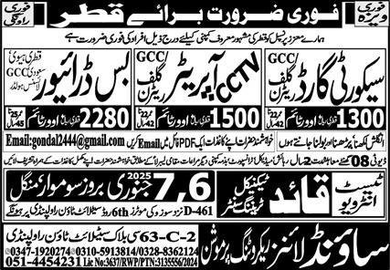 Security Guard And CCTV Operator Jobs in Saudia Arabia 2025 – Sound Lines Recruiting Promotion Jobs 2025 — original advertisement