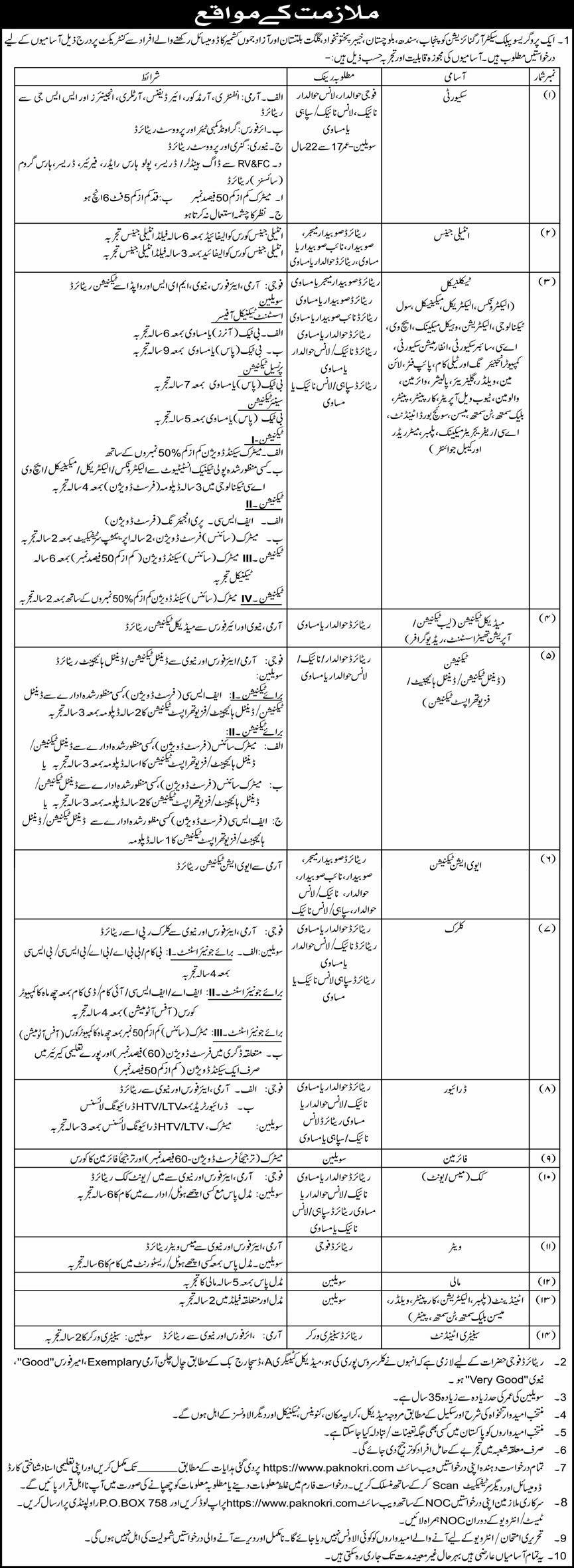Progressive Public Sector Organization Jobs 2025 Jobs 2025 — original advertisement