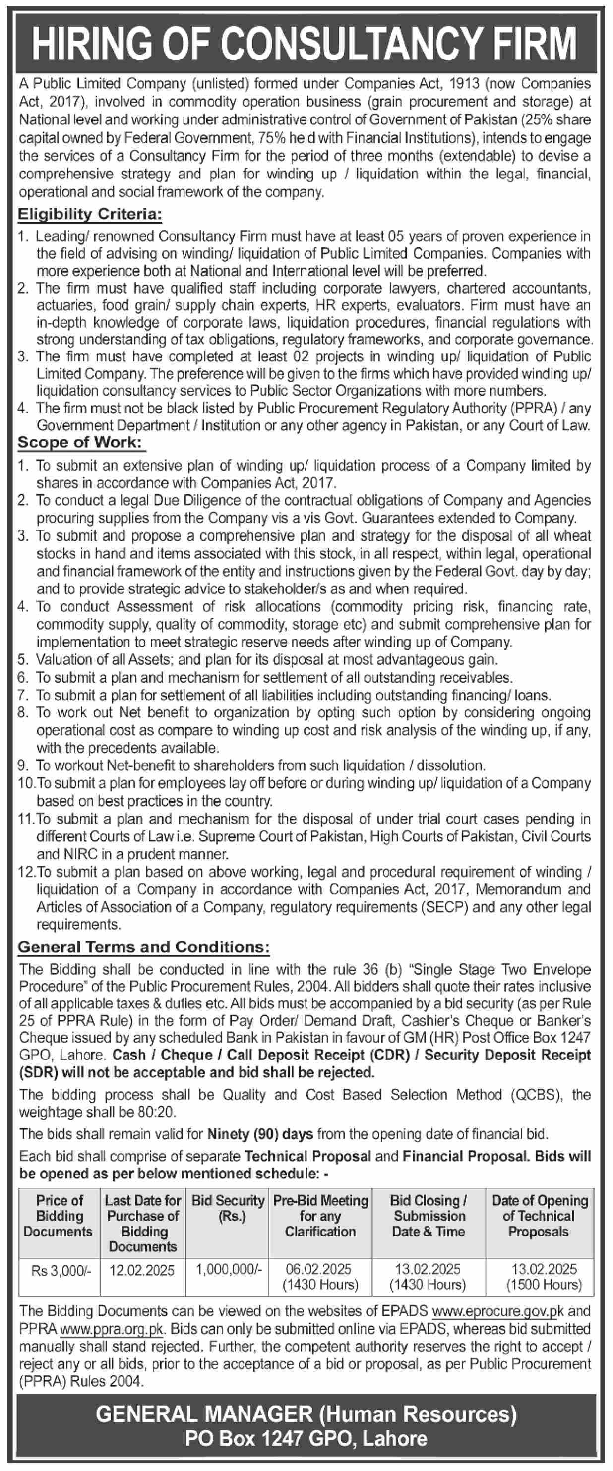 Public Limited Company Jobs 2025 – Private Company Jobs 2025 — original advertisement