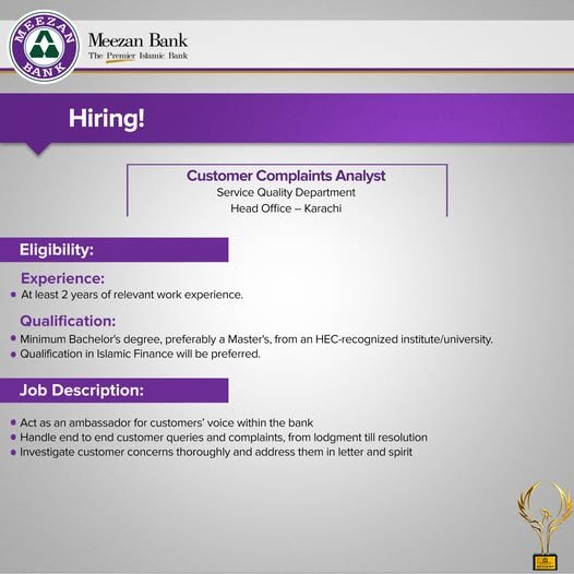 Meezan Bank Karachi Sindh Jobs 2025 Jobs 2025 — original advertisement