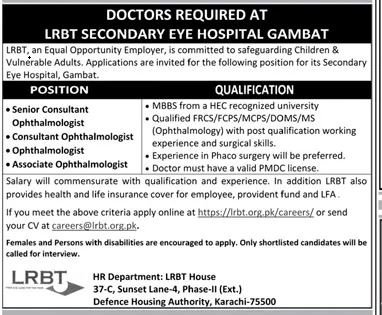 Layton Rahmatullah Benevolent Trust Jobs – LRBT Layton Rahmatullah Benevolent Trust Jobs 2025 — original advertisement