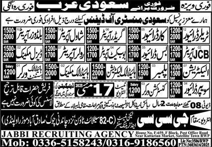 Bobcat Operator & Bulldozer Operator Jobs 2025 – GCC Techni Test & Training Center Telecom Jobs 2025 — original advertisement
