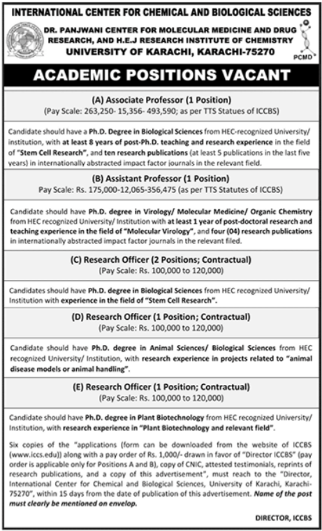 University Of Karachi UoK Jobs 2025 Jobs 2025 — original advertisement