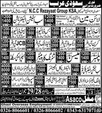 Safety Engineer & Design Engineer Jobs 2025 – Ghazi Overseas Employment Jobs 2025 — original advertisement