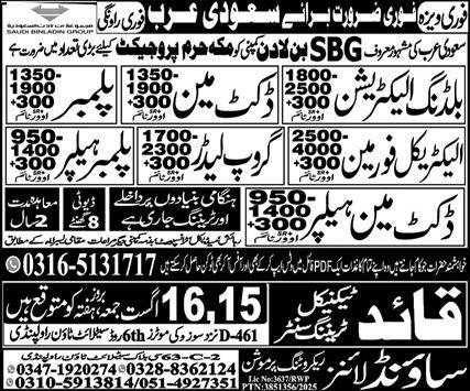 Electrical Foreman & Group Leader Jobs 2025 – Sound Lines Recruiting Promotion Jobs 2025 — original advertisement