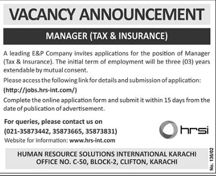 Human Resource Solution International HRSI Jobs 2025 – HRSG People and Business karachi Jobs 2025 — original advertisement