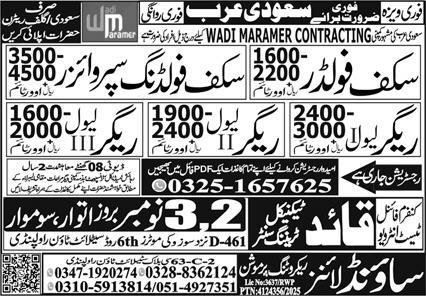 Rigger & Scaffolder Jobs 2025 In Saudi Arabia – Sound Lines Recruiting Promotion Jobs 2025 — original advertisement