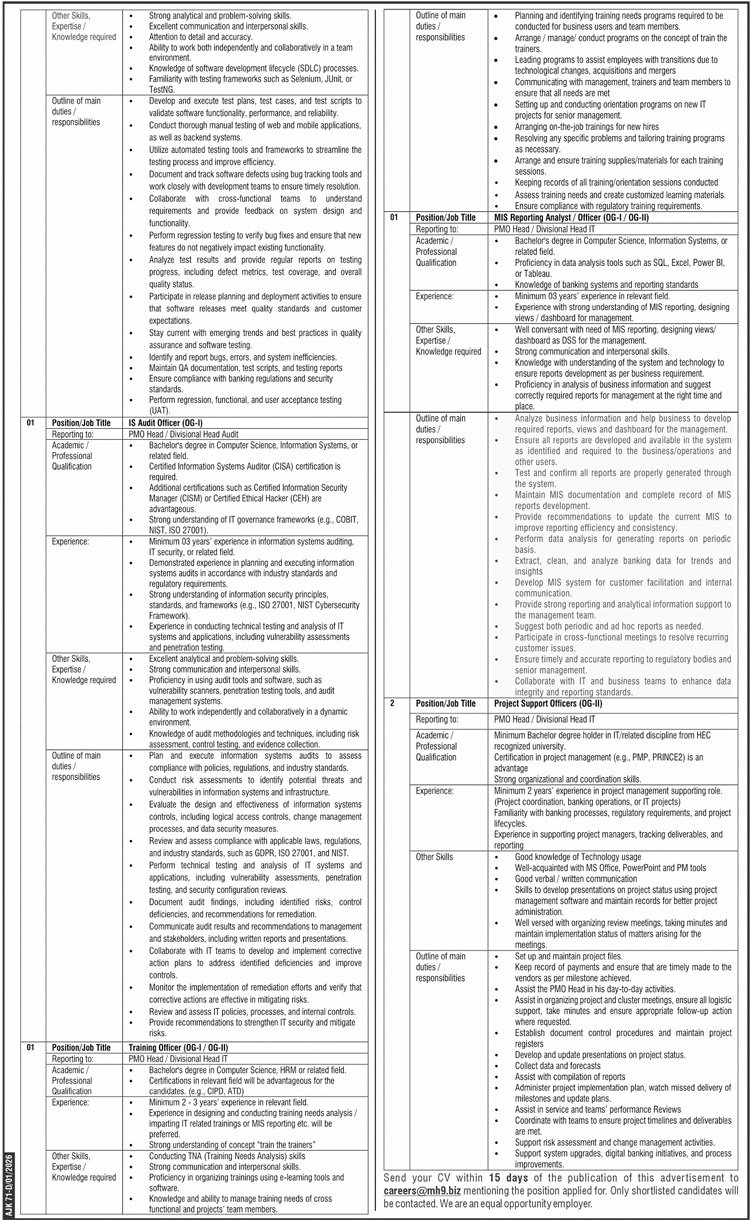 Bolan Mining Enterpries Balochistan Jobs 2026 – Bolan Mining Enterprises Jobs 2026 — original advertisement