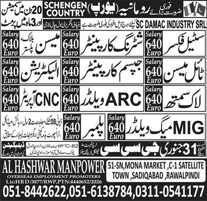 ARC Welder & CNC Operator Jobs 2026 In Romania – GCC Techni Test & Training Center Telecom Jobs 2026 — original advertisement