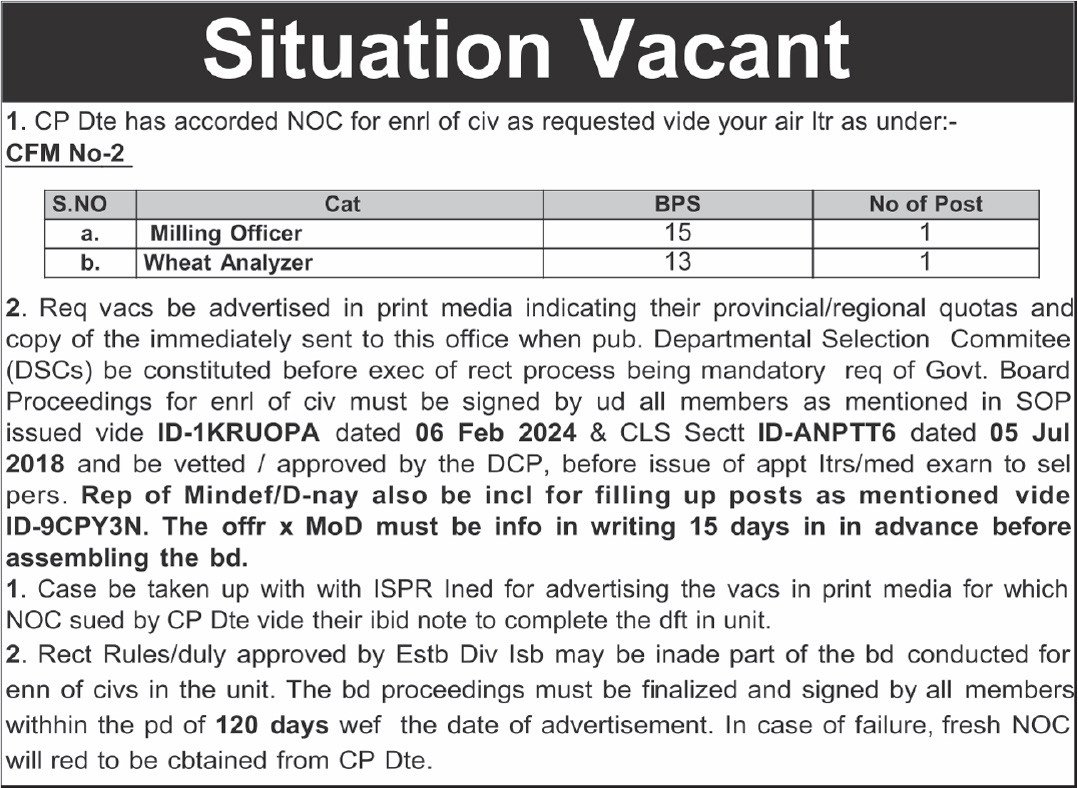 Government Organization Karachi Jobs 2026 – Public Sector Organization Jobs 2026 — original advertisement